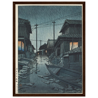 Kawarago no yau (Night rain at Kawarago) (1947) Art Print | Kawase Hasui-Quipham Collections