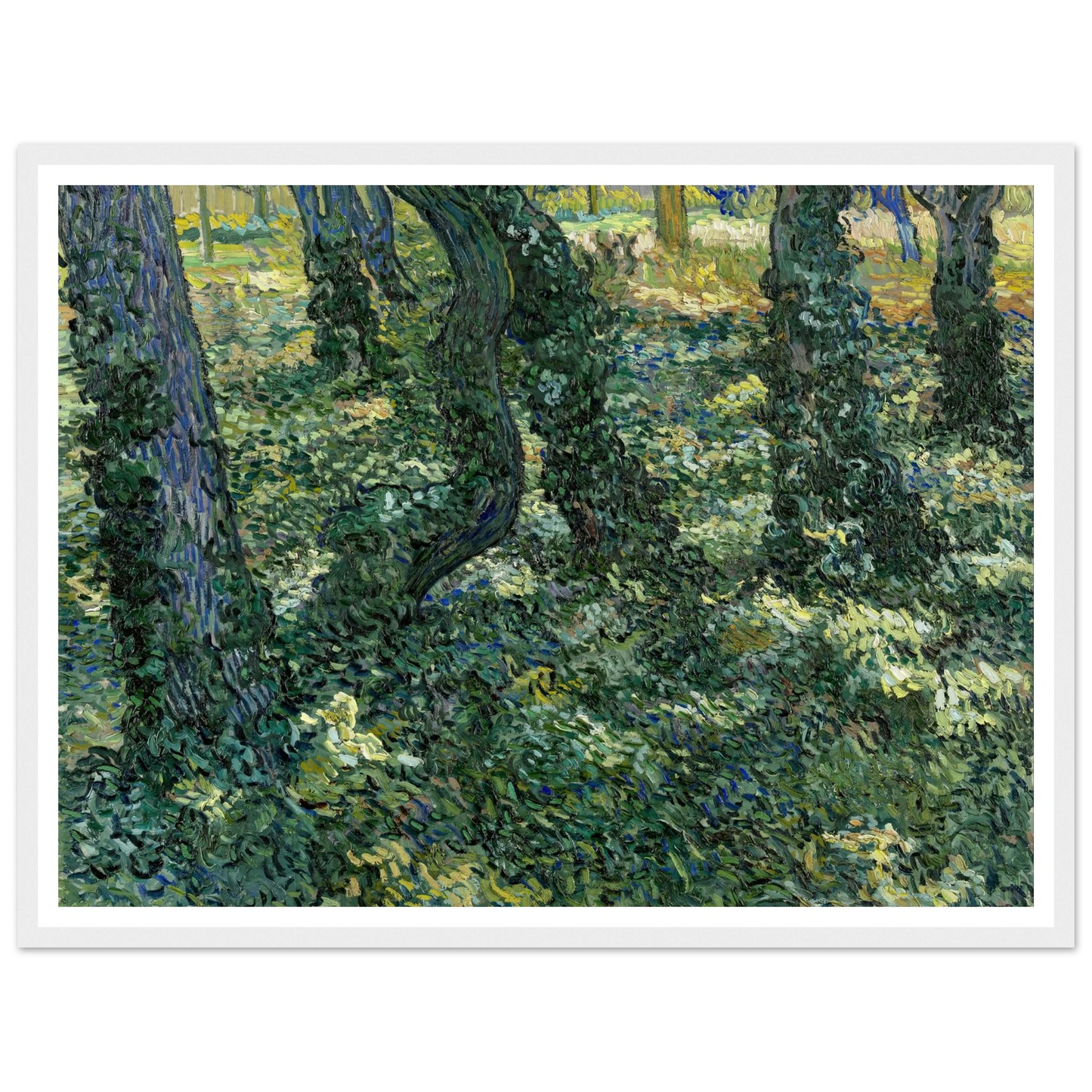 Undergrowth Art Print | Vincent van Gogh-Quipham Collections