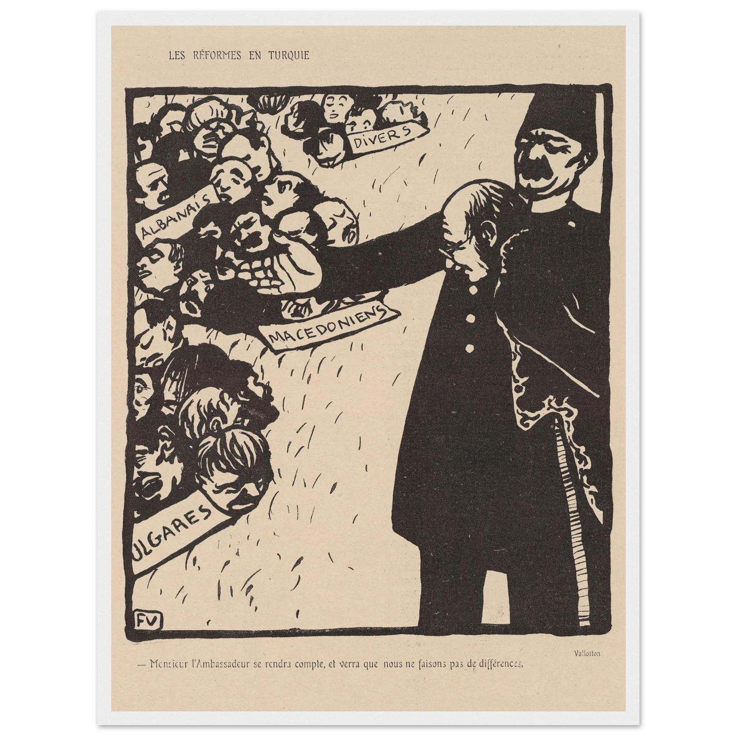 24 avril 1903 Art Print | Felix Vallotton-Quipham Collections