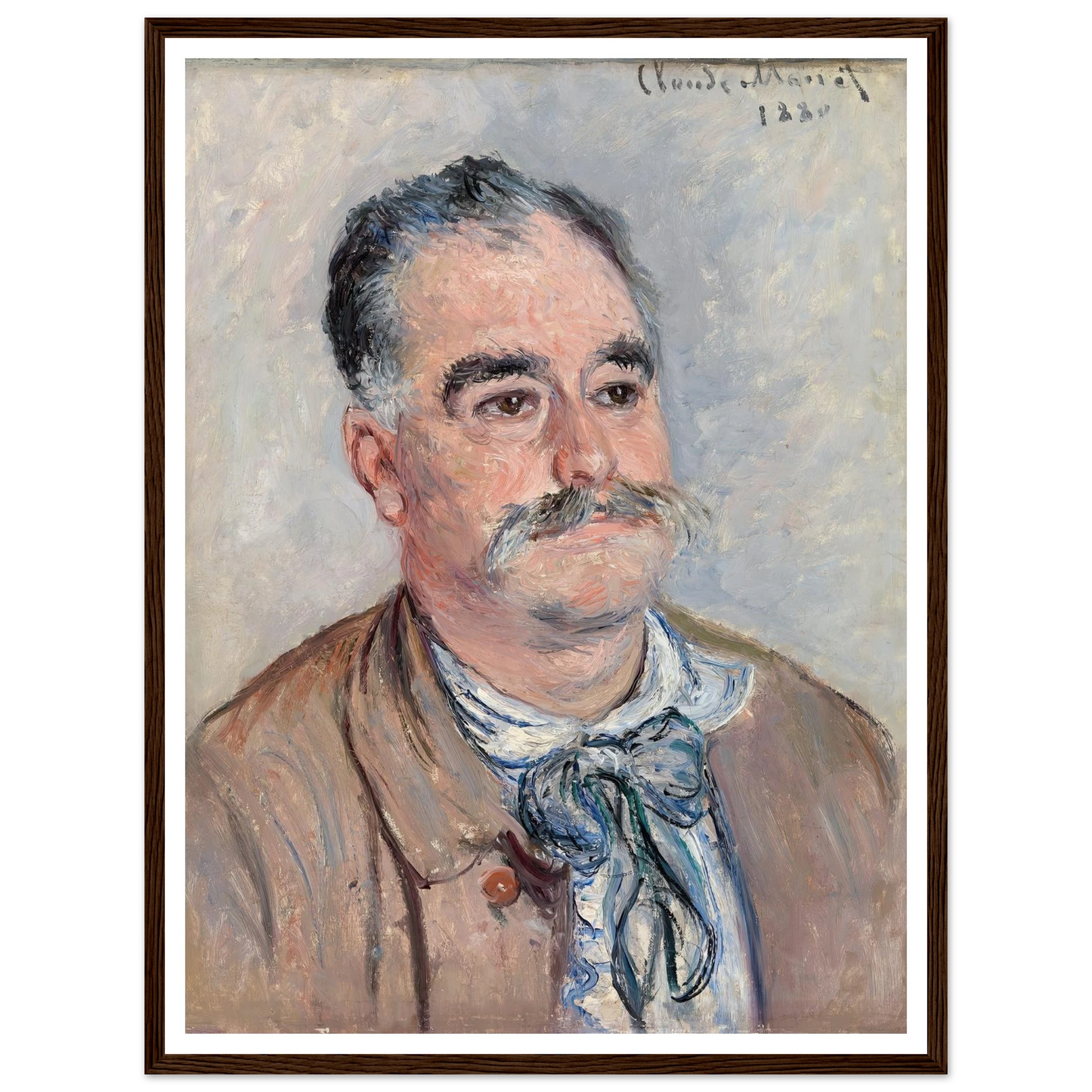 Monsieur Coqueret (Father) (1880) Art Print | Claude Monet-Quipham Collections