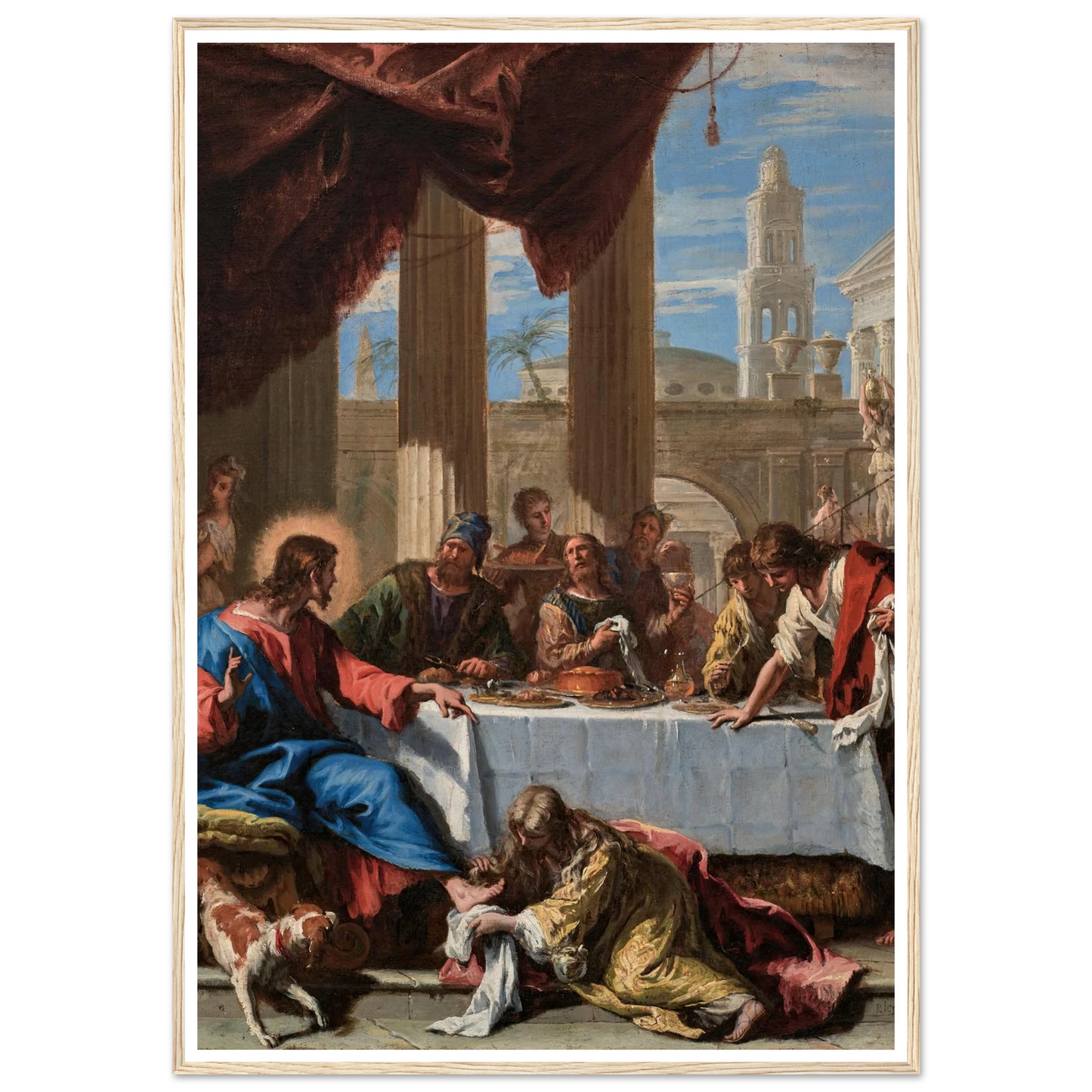 Christ in the House of Simon the Pharisee (1713) Art Print | Sebastiano Ricci-Quipham Collections