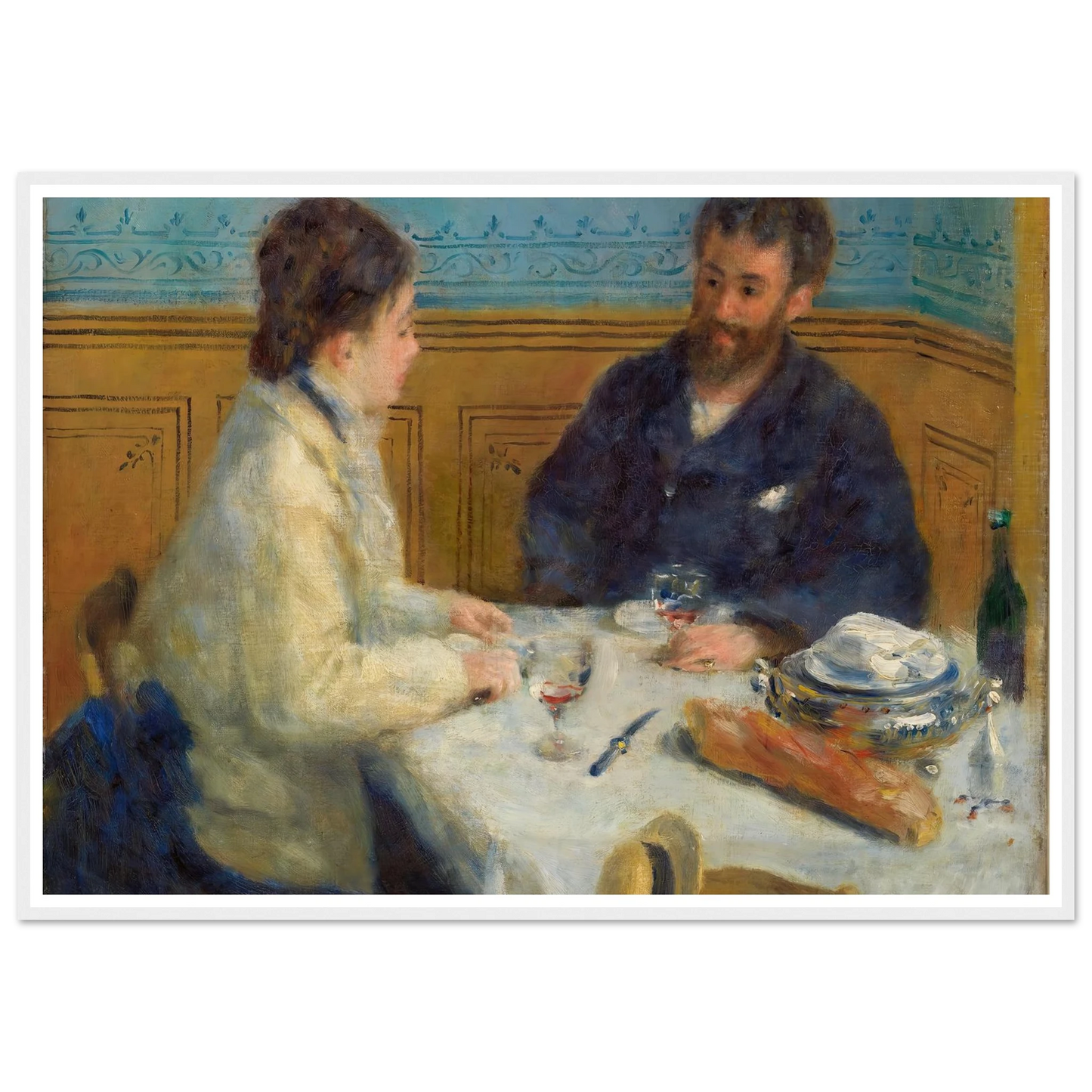 Luncheon (Le Déjeuner) (1875) Art Print | Pierre Auguste Renoir-Quipham Collections