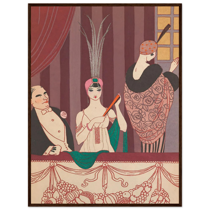 La Loge (1914) Art Print | George Barbier-Quipham Collections