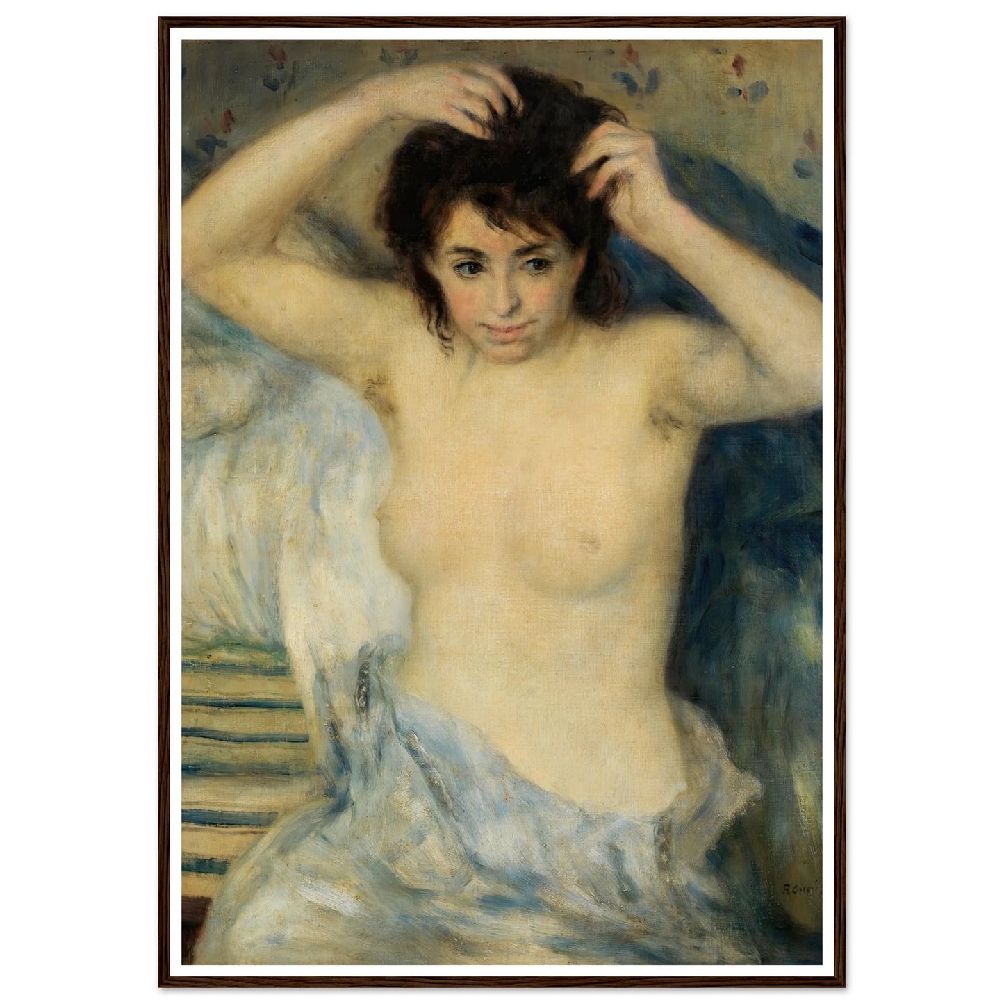 Before the Bath (Avant le bain) (c. 1875) Art Print | Pierre Auguste Renoir-Quipham Collections