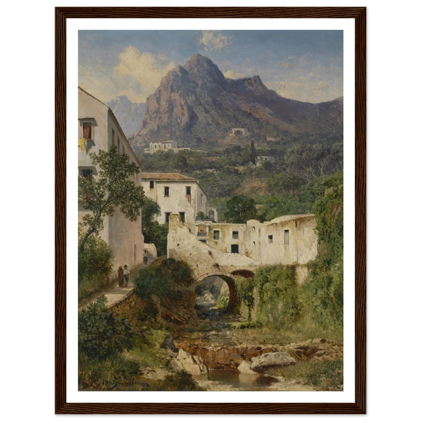 Mühltal bei Amalfi Art Print | Albert Zimmermann-Quipham Collections