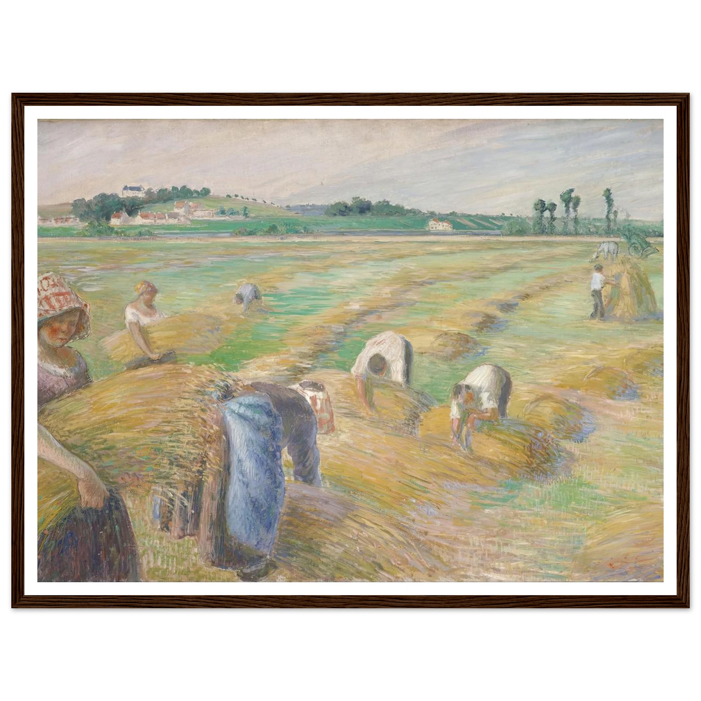 The Harvest Art Print | Camille Pissarro-Quipham Collections