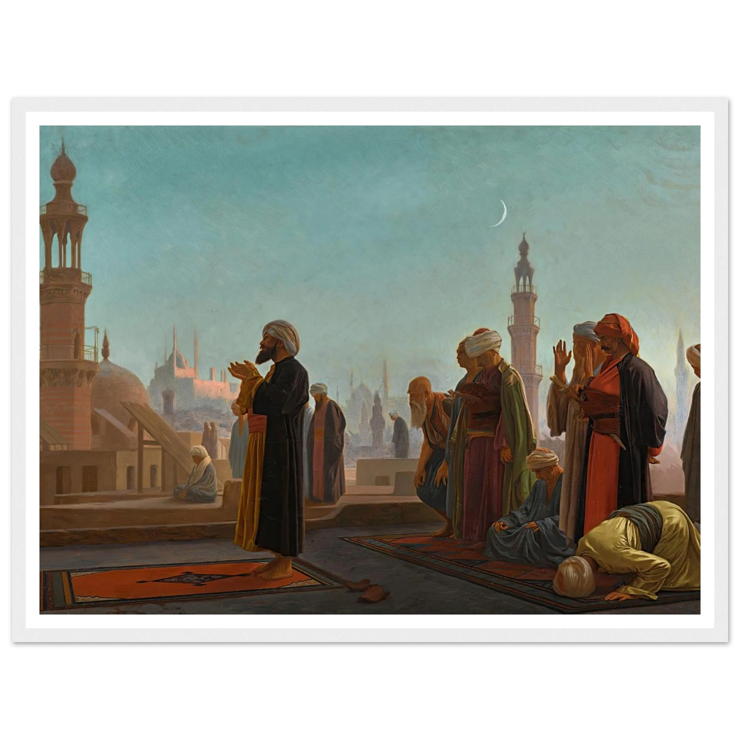Evening Prayer, Cairo Art Print | Jean Leon Gerome-Quipham Collections