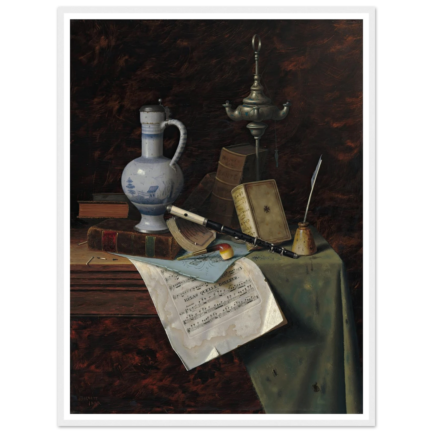 My Gems (1888) Art Print | William Michael Harnett-Quipham Collections