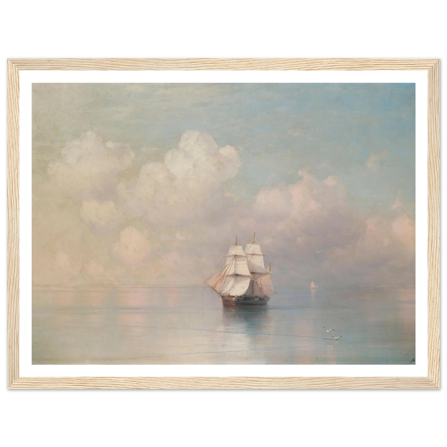 Calm Seas Art Print | Ivan Konstantinovich Aivazovsky-Quipham Collections