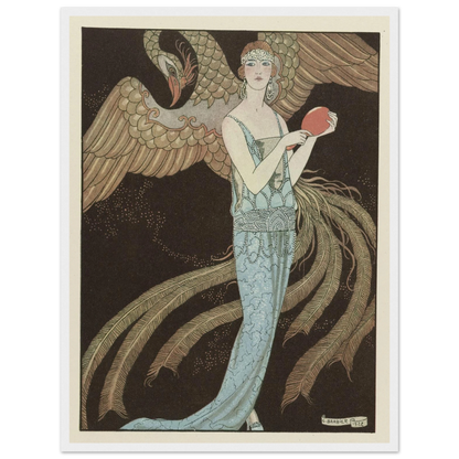 Sortilèges ; Robe du soir, de Beer (1922) Art Print | George Barbier-Quipham Collections