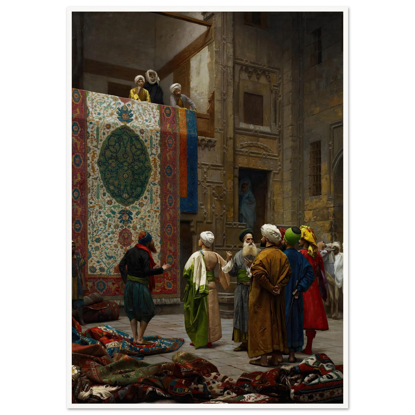 The Carpet Merchant (circa 1887) Art Print | Jean Leon Gerome-Quipham Collections