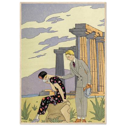 Falbalas et fanfreluches, Paestum (1925) Art Print | George Barbier-Quipham Collections