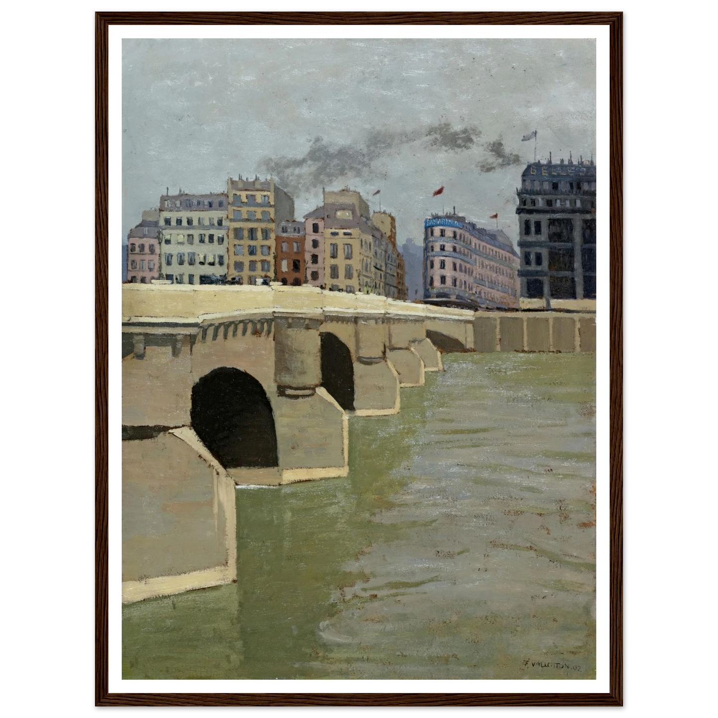 The Pont Neuf Bridge, 1902 Art Print | Felix Vallotton-Quipham Collections