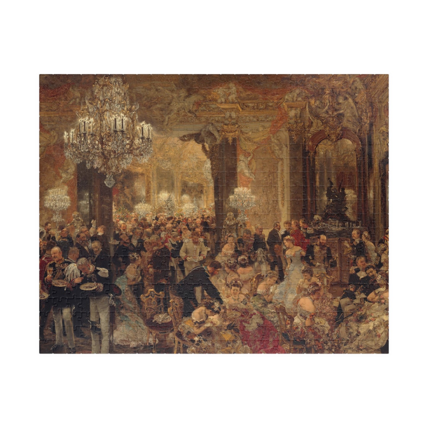 Das Ballsouper Puzzle | Adolph Menzel - - 252 pcs (Horizontal) - 