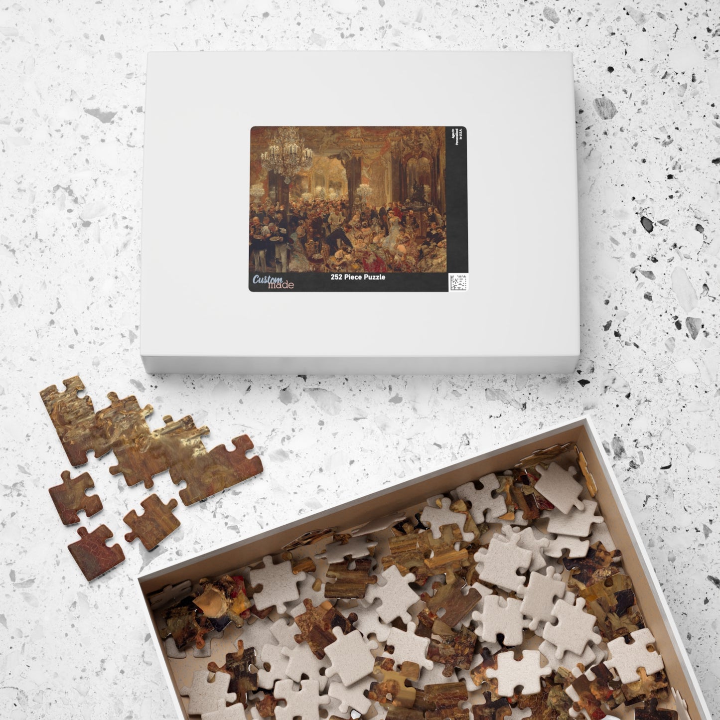 Das Ballsouper Puzzle | Adolph Menzel - - 252 pcs (Horizontal) - 
