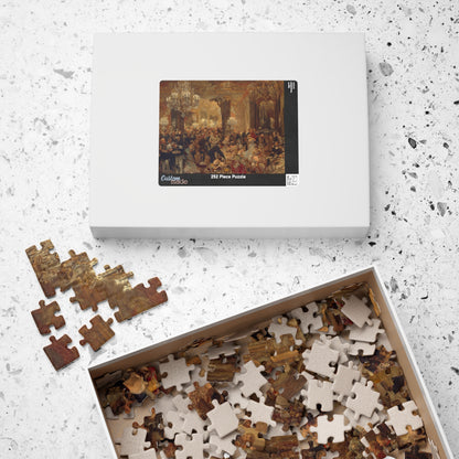 Das Ballsouper Puzzle | Adolph Menzel - - 252 pcs (Horizontal) - 