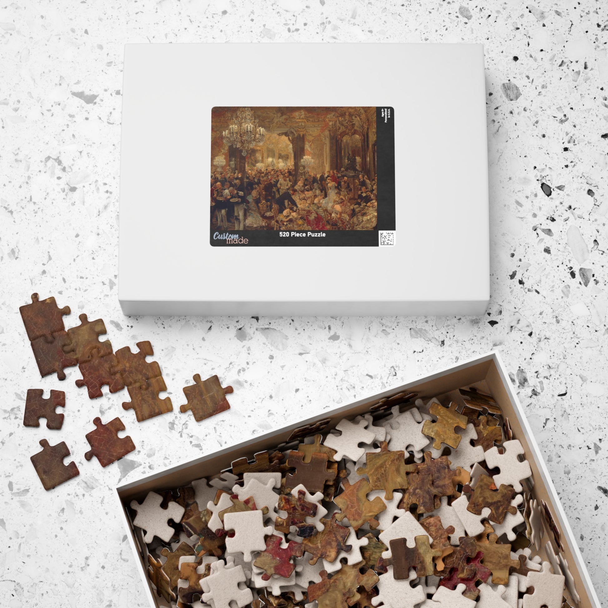 Das Ballsouper Puzzle | Adolph Menzel - - 252 pcs (Horizontal) - 
