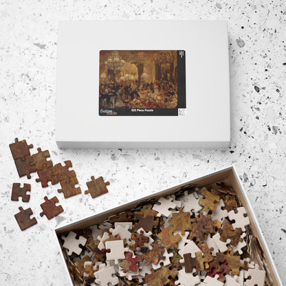 Das Ballsouper Puzzle | Adolph Menzel - - 252 pcs (Horizontal) - 