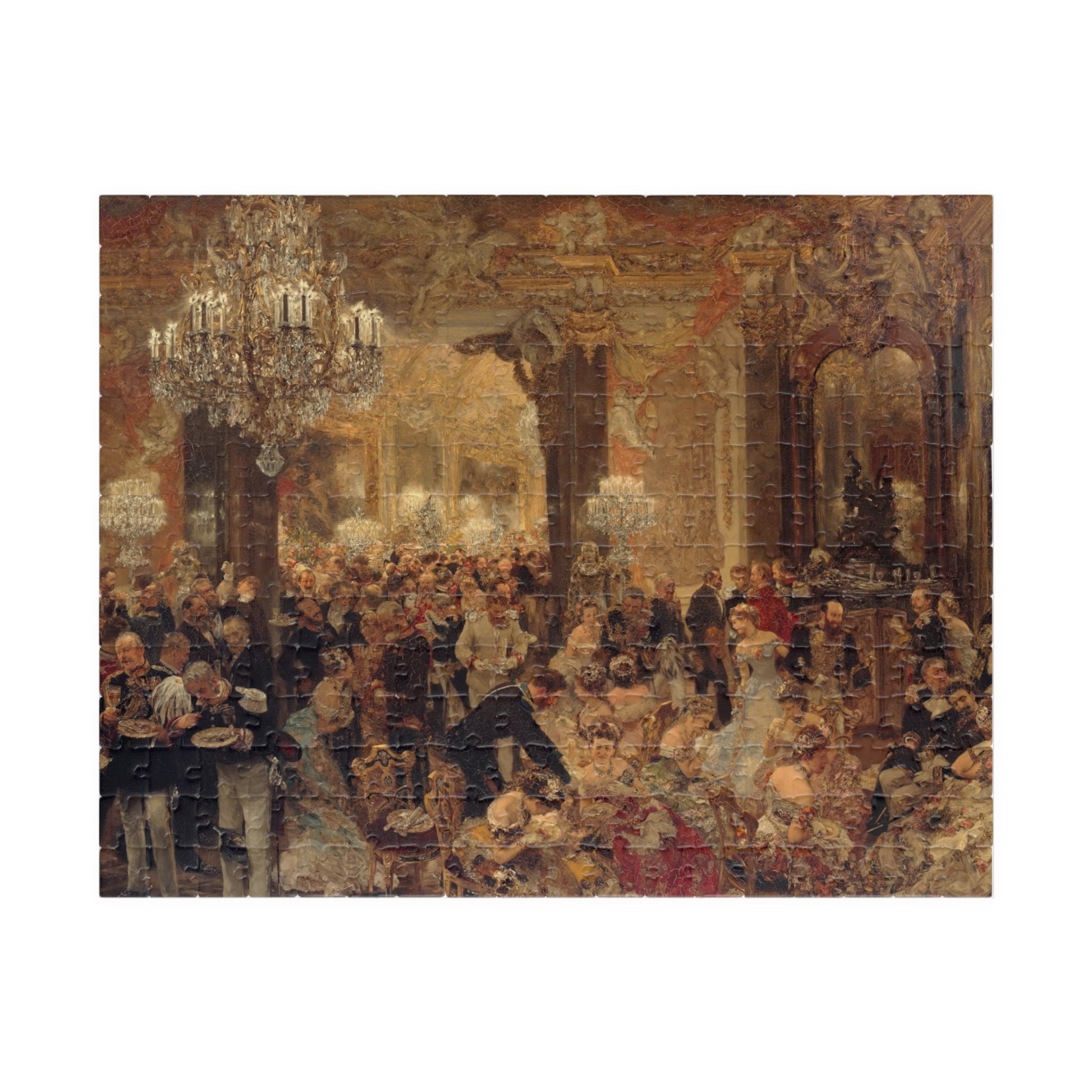 Das Ballsouper Puzzle | Adolph Menzel - - 252 pcs (Horizontal) - 