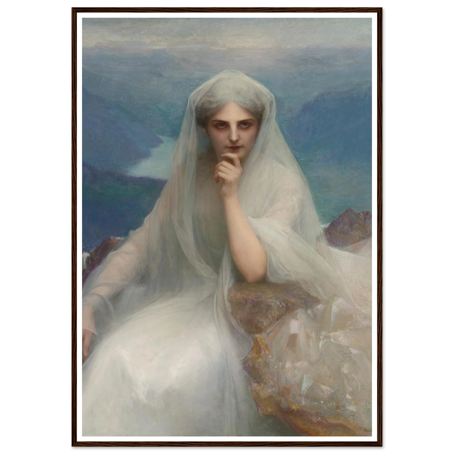 Sur Les Cimes (On The Summit) (1903) Art Print | Pascal Adolphe Jean Dagnan Bouveret-Quipham Collections