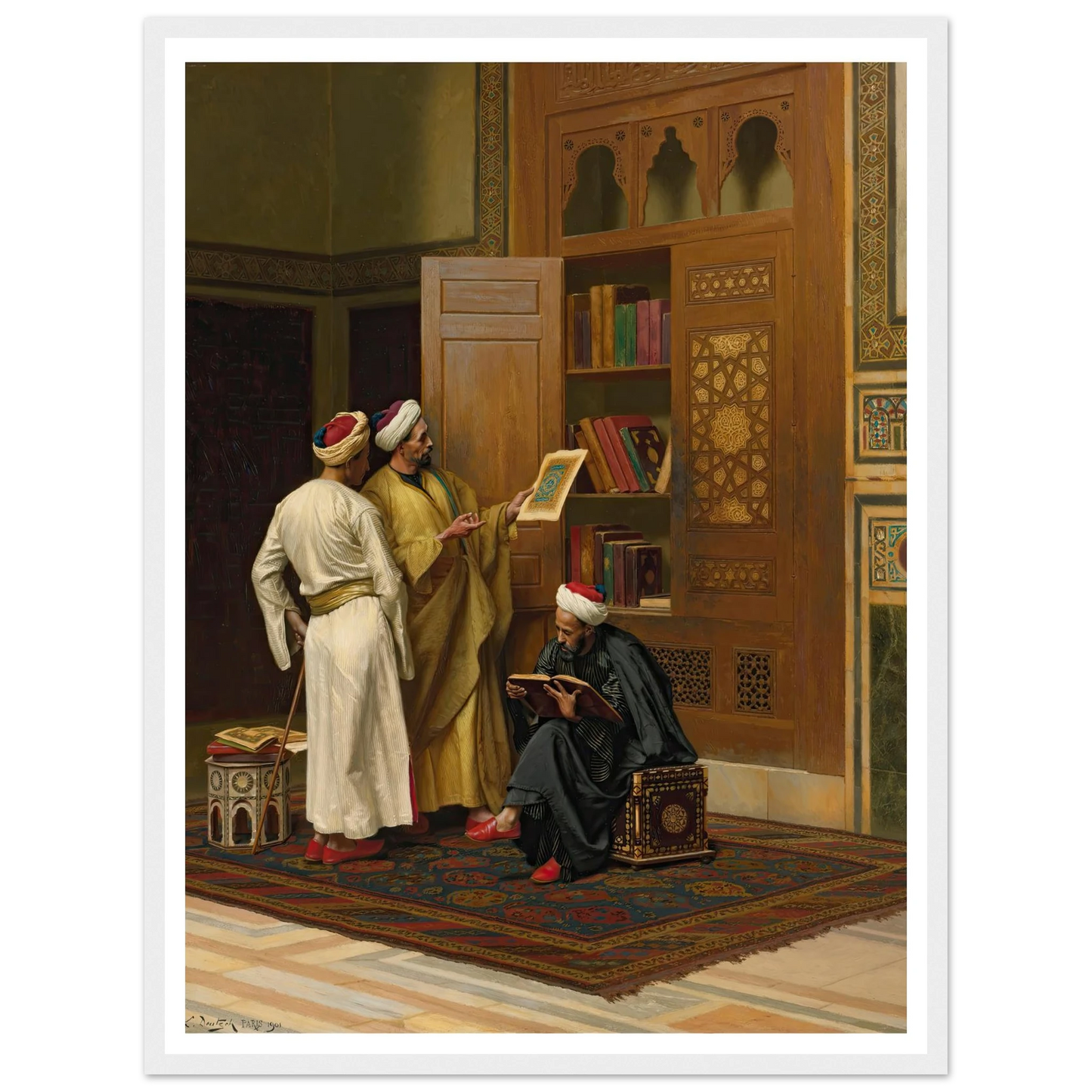 The Scholars (1901) Art Print | Ludwig Deutsch-Quipham Collections