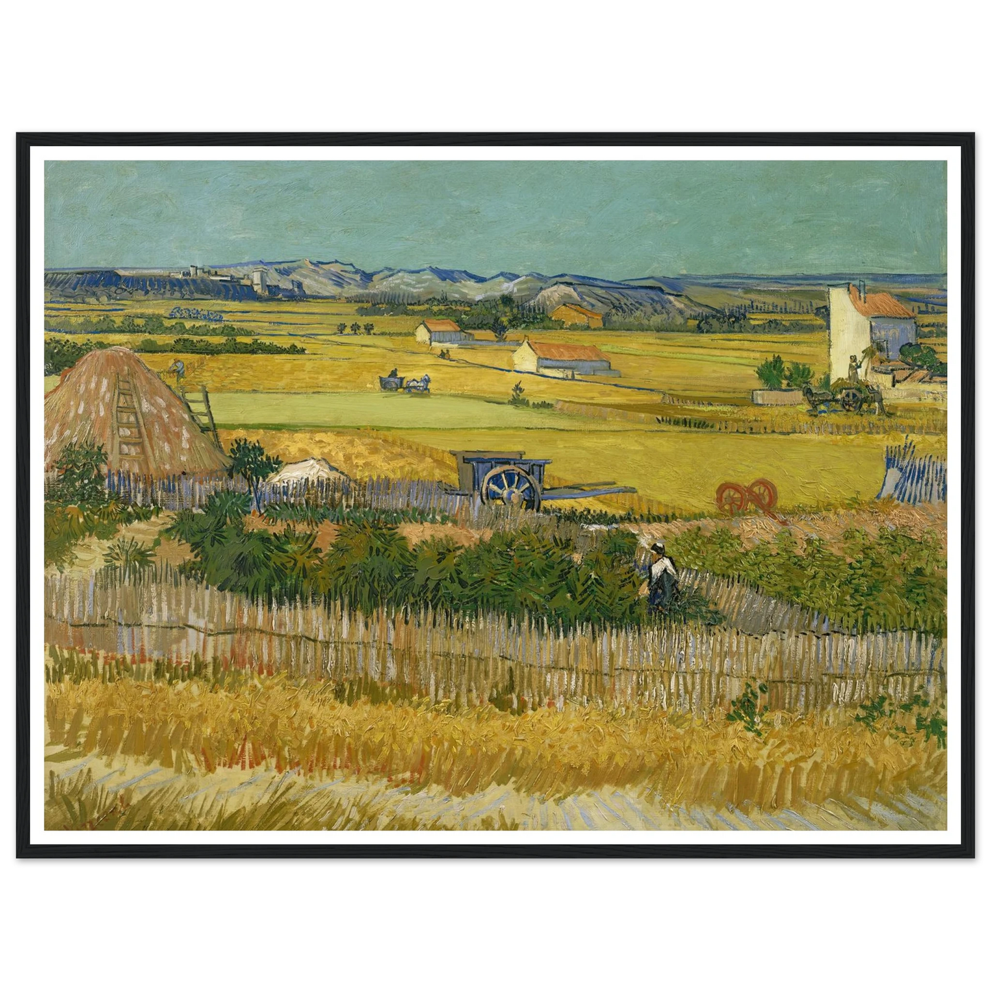 The harvest (1888) Art Print | Vincent van Gogh-Quipham Collections