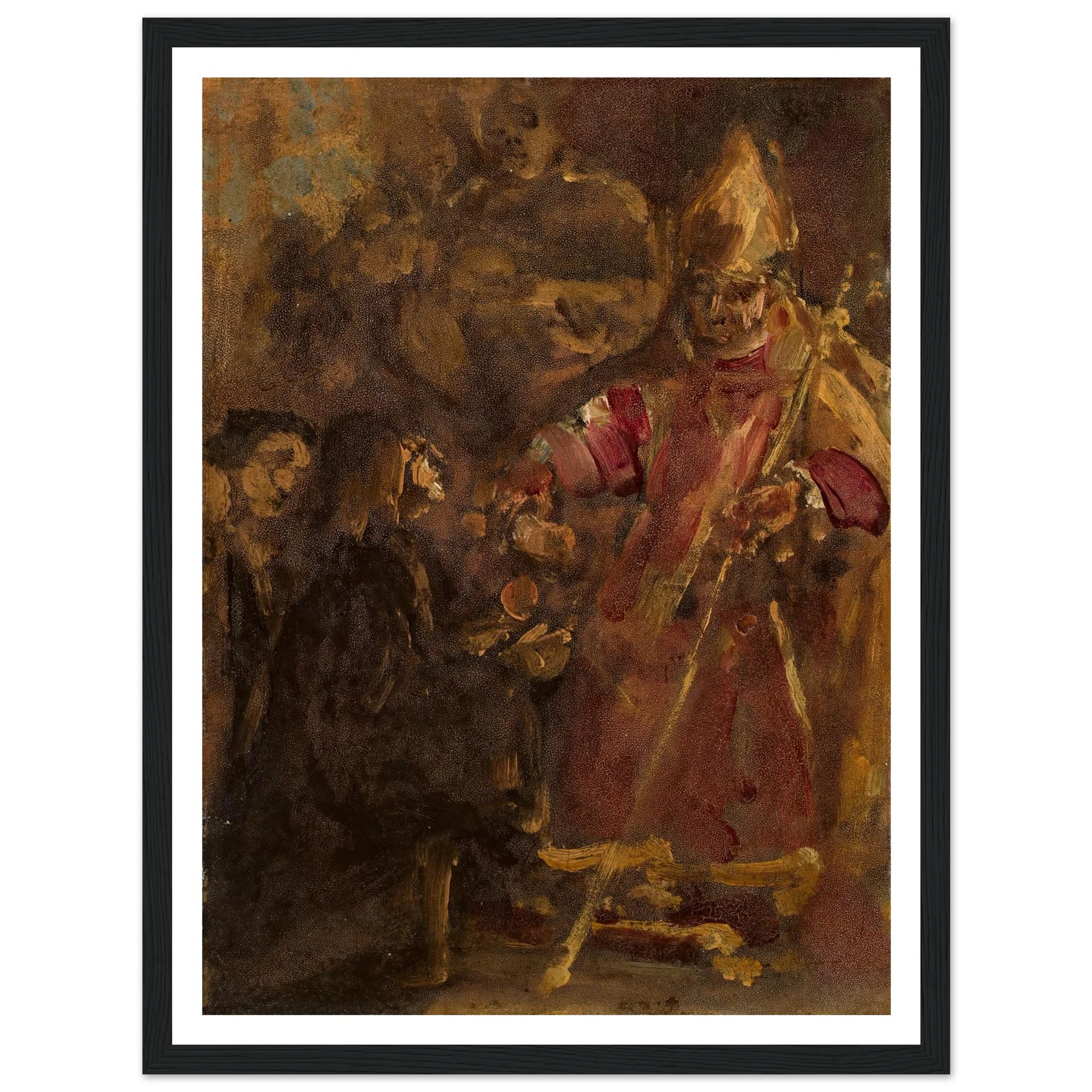 Bishop Lubrański establishes the Ecclesiastical Academy in Poznań, sketch (1886) Art Print | Jan Matejko-Quipham Collections