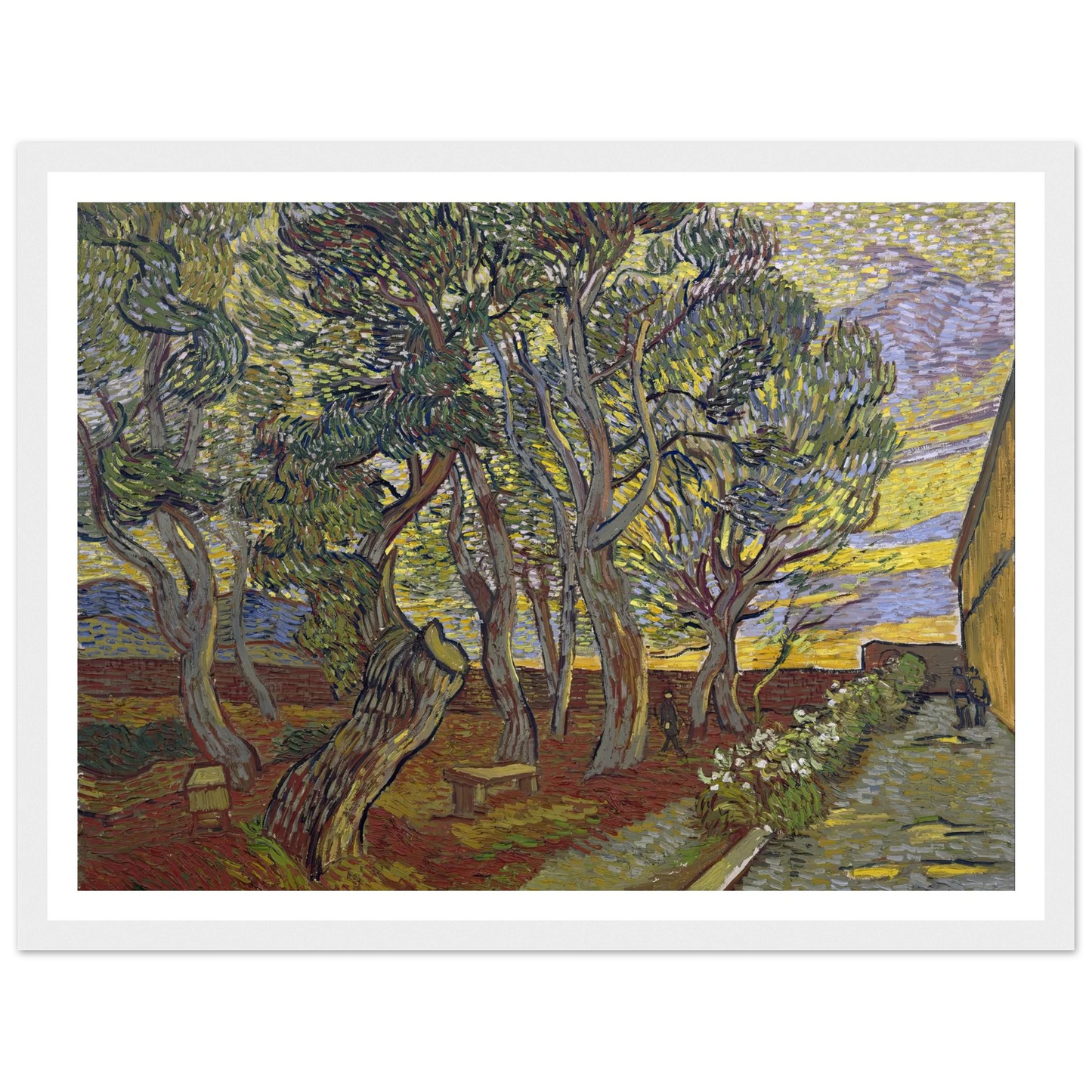 The garden of Saint Paul’s Hospital Art Print | Vincent van Gogh-Quipham Collections