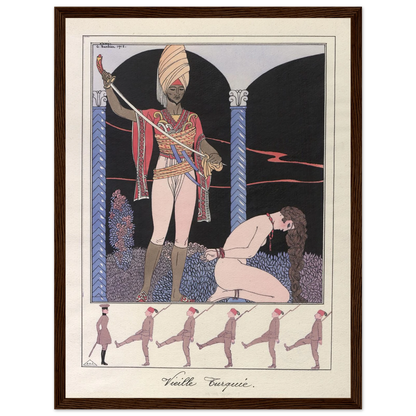 Vieille Turquie (L’exécution) (1915) Art Print | George Barbier-Quipham Collections