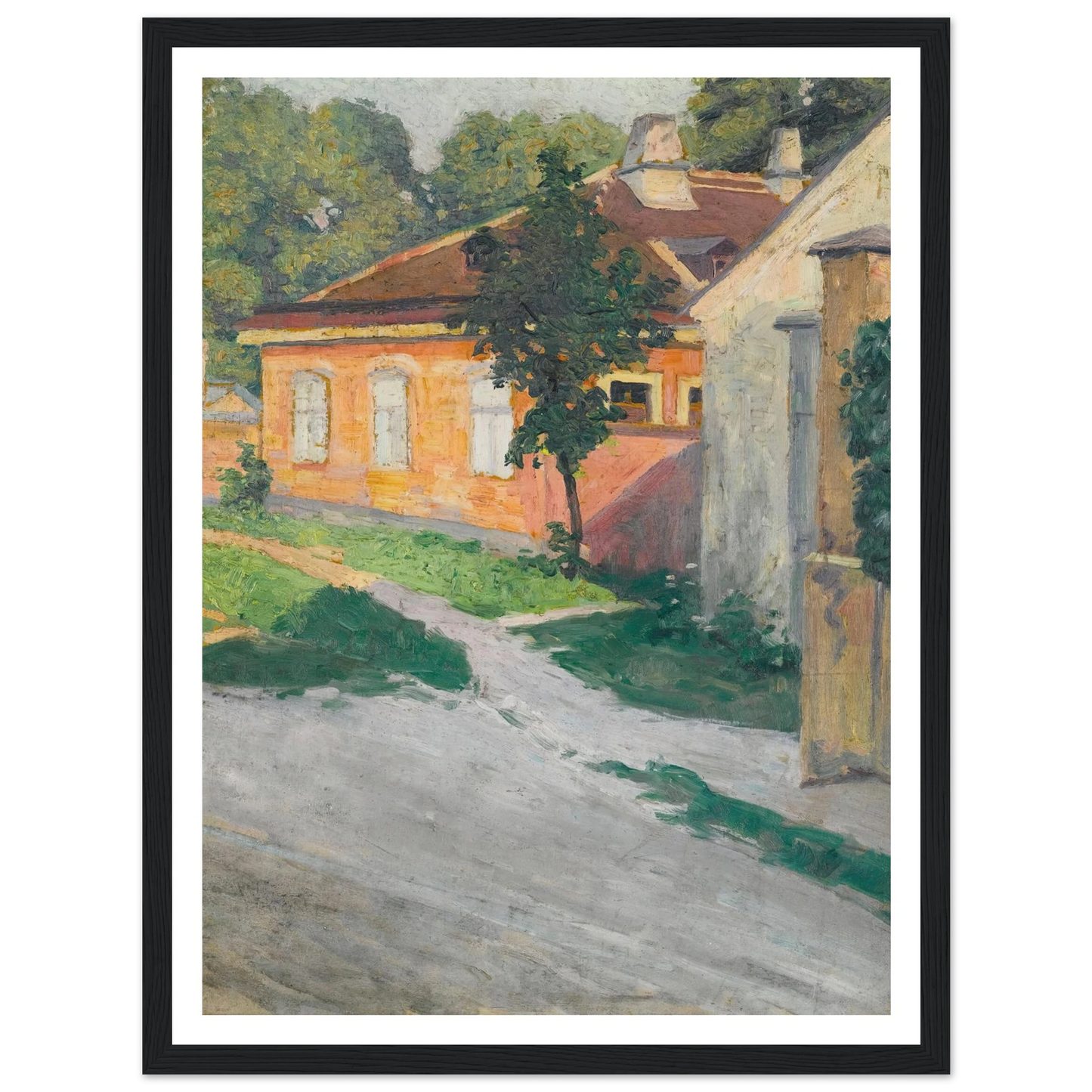 Haus In Hütteldorf (House In Hütteldorf) (1907) Art Print | Egon Schiele-Quipham Collections