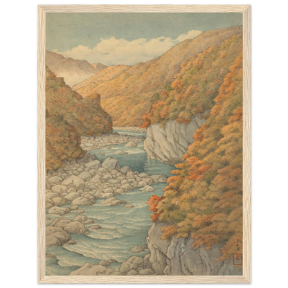 Autumn landscape Art Print | Kawase Hasui-Quipham Collections
