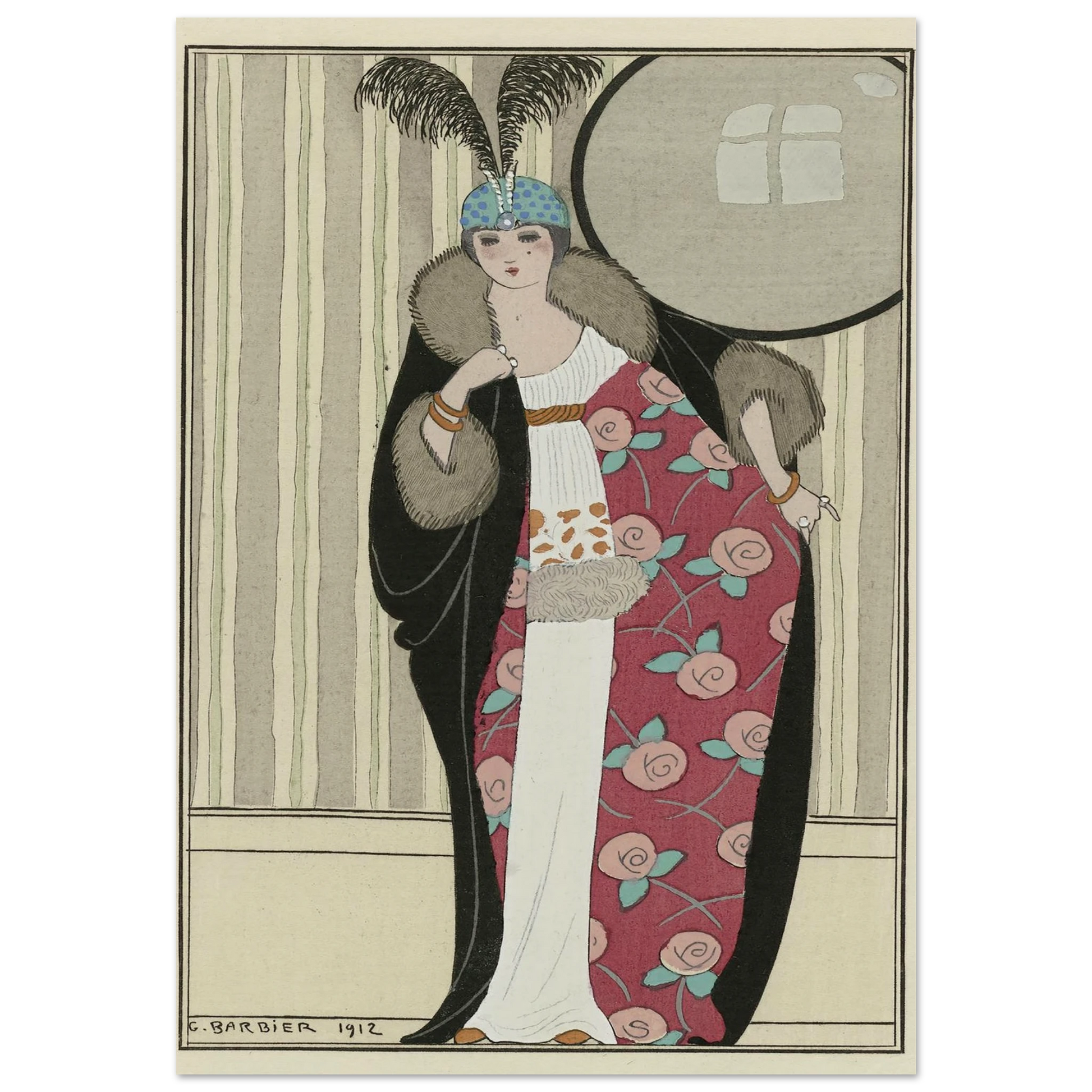 Journal des Dames et des Modes; the Fashion Illustrators (1912) Art Print | George Barbier-Quipham Collections
