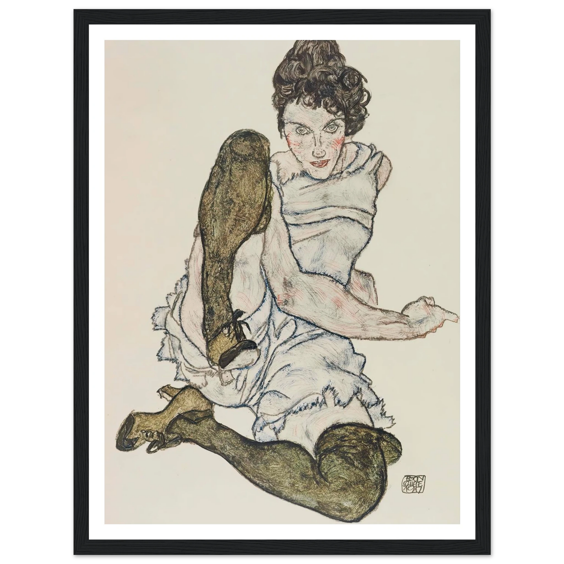 Handzeichnungen (1920) Art Print | Egon Schiele-Quipham Collections