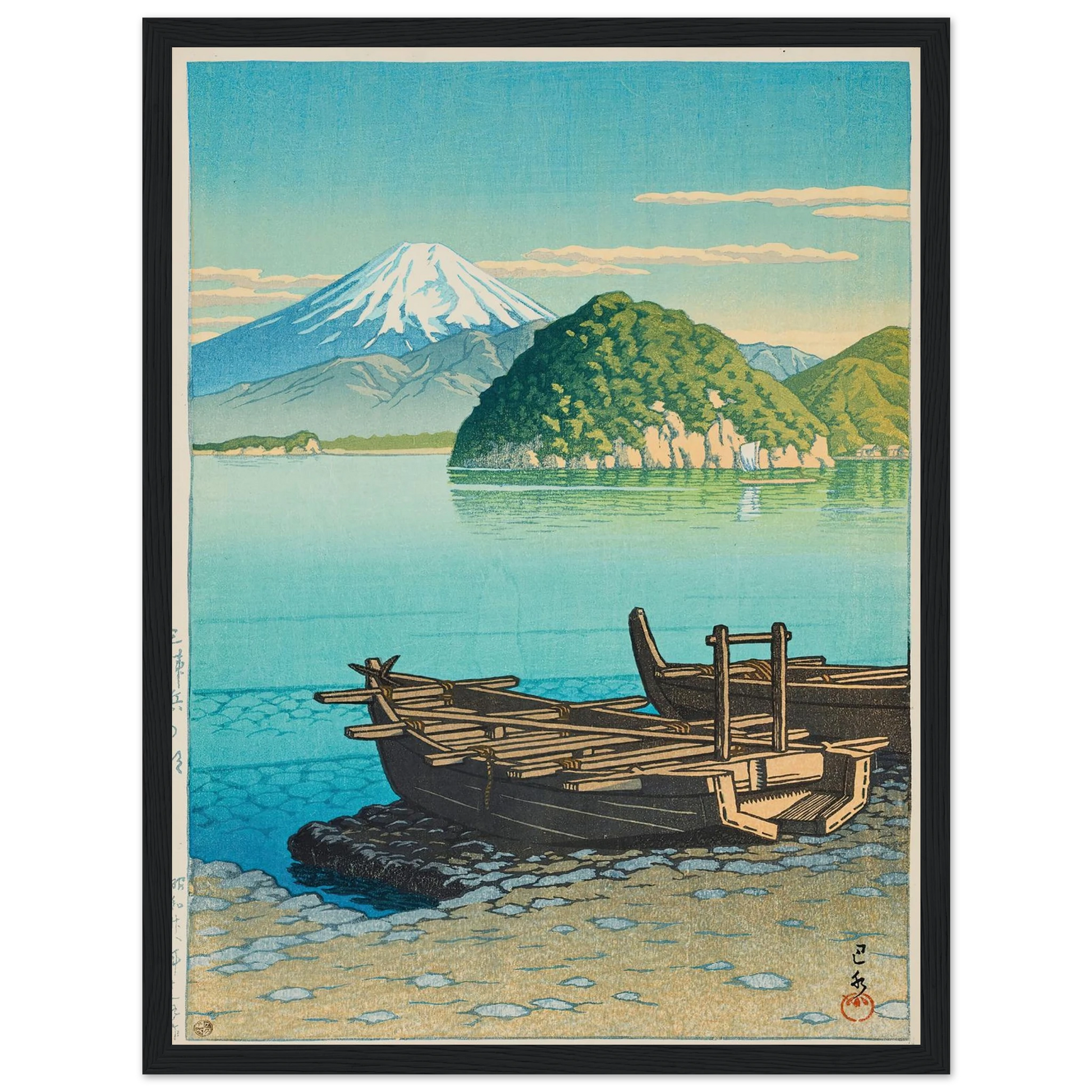Mitohama no asa (Morning at Mitohama) (1953) Art Print | Kawase Hasui-Quipham Collections
