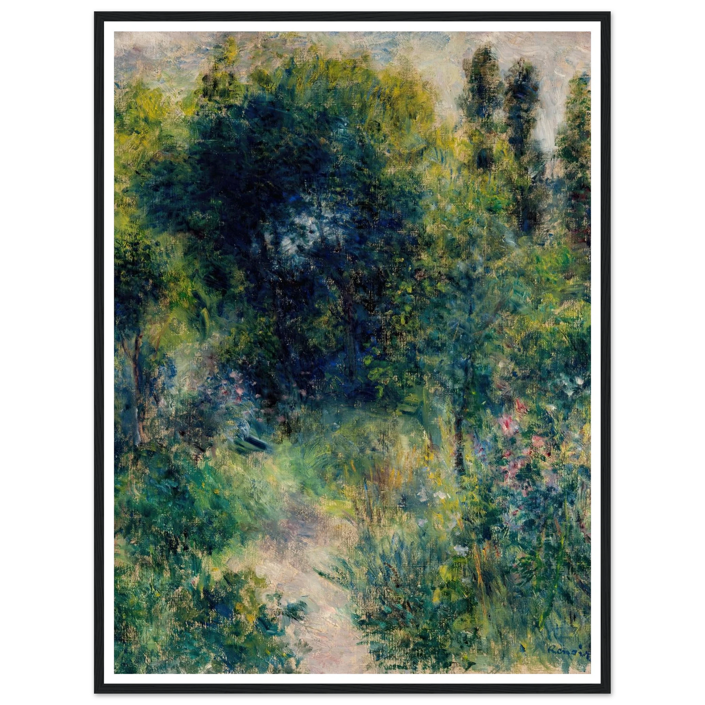 Garden (circa 1877) Art Print | Pierre Auguste Renoir-Quipham Collections