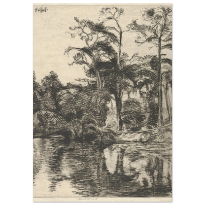 Alligator Pool (1914) Art Print | Ernest Haskell-Quipham Collections