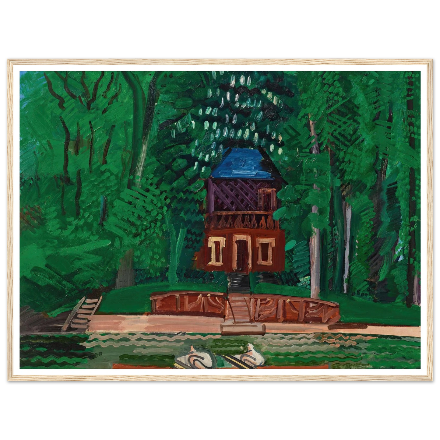 Les canotiers sur la Marne (circa 1922-1925) Art Print | Raoul Dufy-Quipham Collections