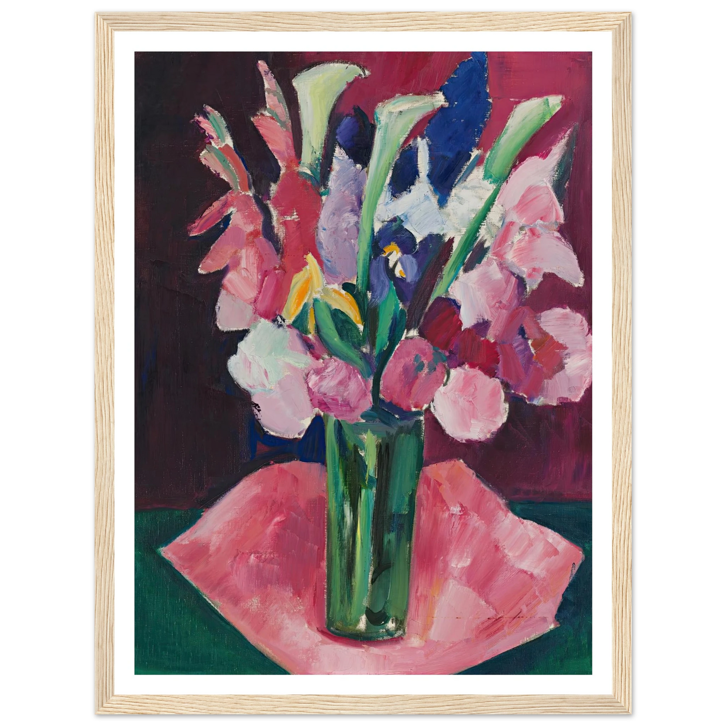 Flowers In A Vase Art Print | Marsden Hartley-Quipham Collections