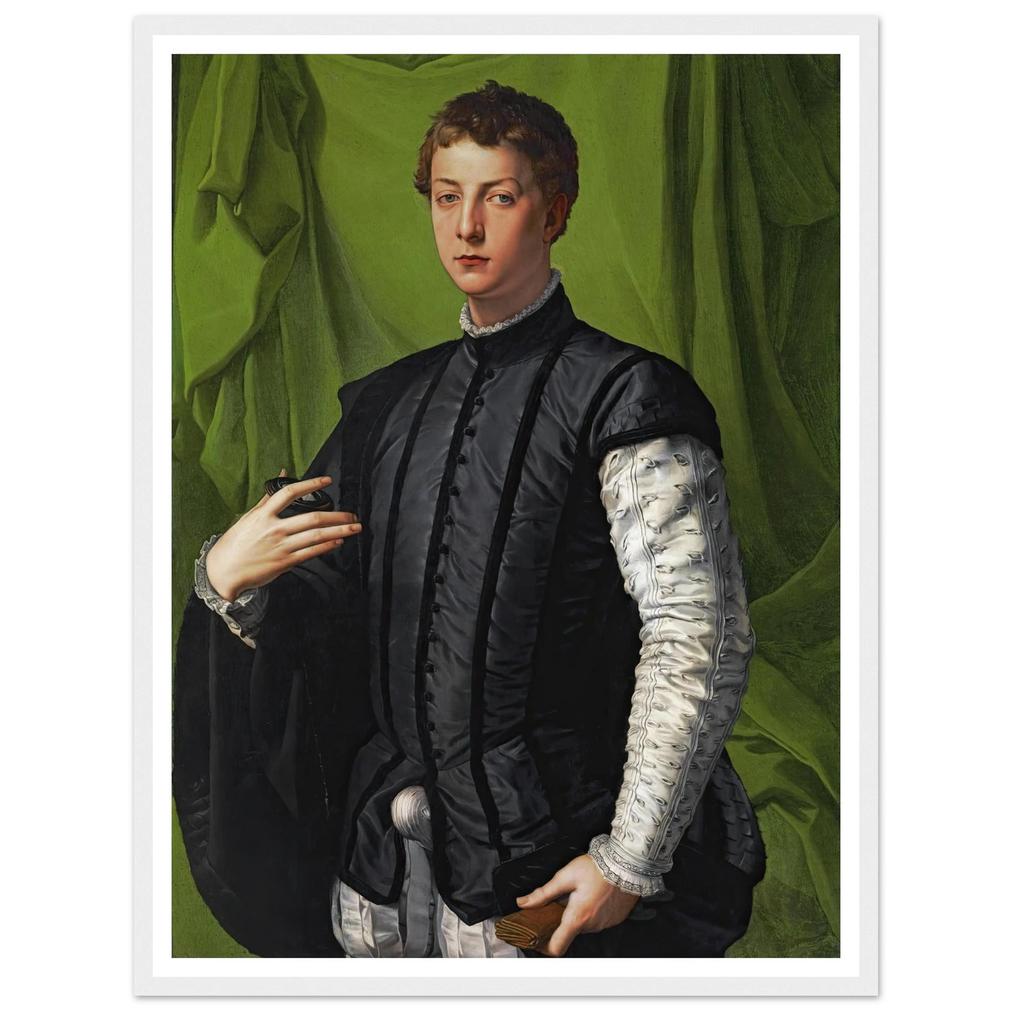 Portrait Of Lodovico Capponi (1550-1555) Art Print | Agnolo Bronzino-Quipham Collections