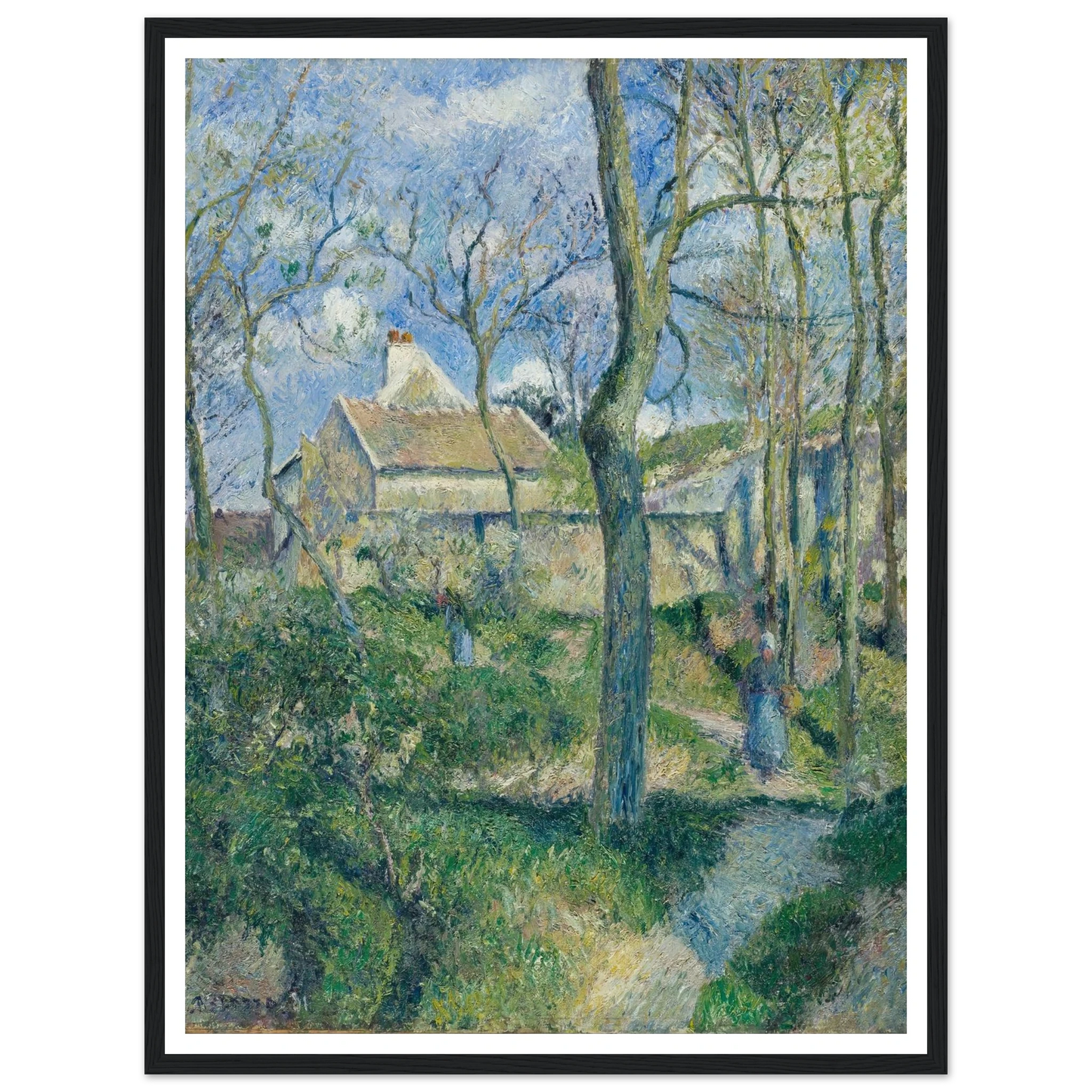 The Path to Les Pouilleux, Pontoise Art Print | Camille Pissarro-Quipham Collections