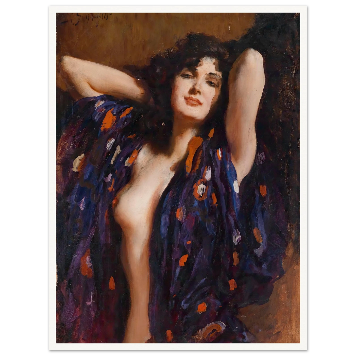 Verführerischer Blick Art Print | Leopold Schmutzler-Quipham Collections