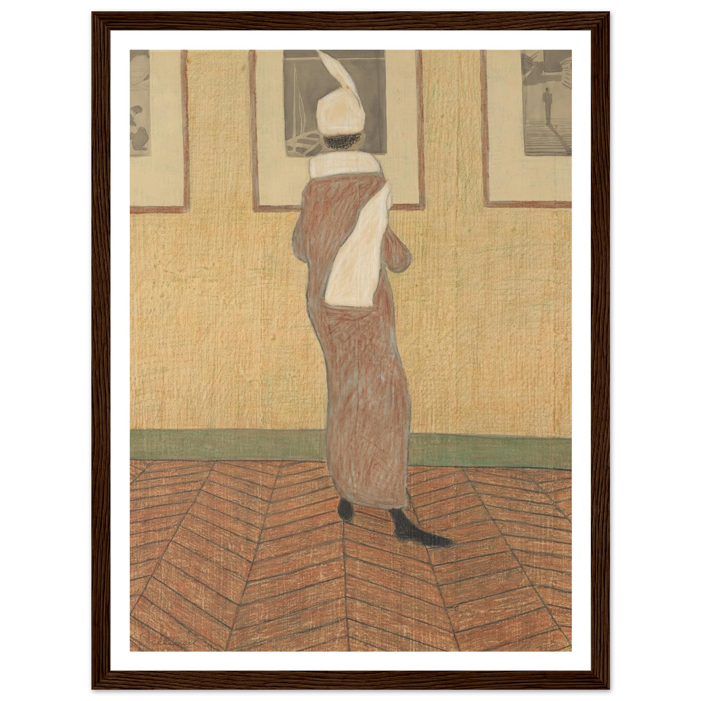 Dame in expositie (1912) Art Print | Leon Spilliaert-Quipham Collections