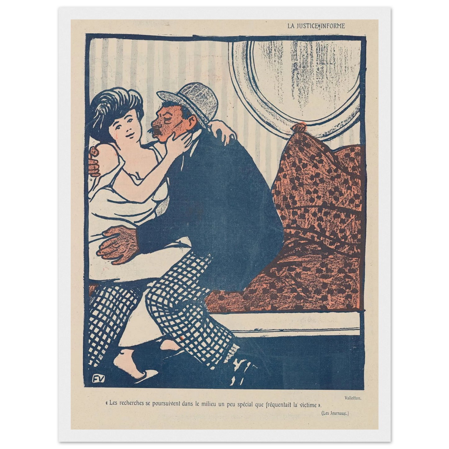 10 octobre 1903. Art Print | Felix Vallotton-Quipham Collections