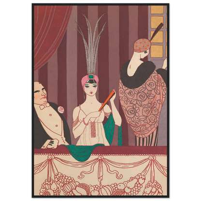 La Loge (1914) Art Print | George Barbier-Quipham Collections