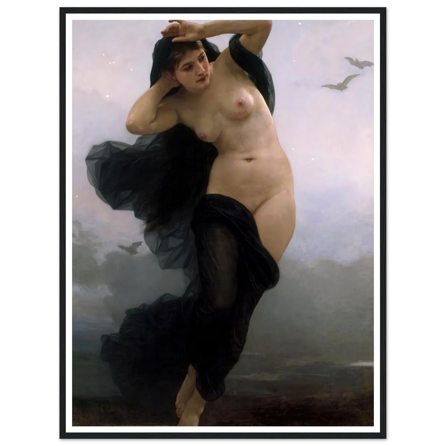 La Nuit (1883) Art Print | William Bouguereau-Quipham Collections