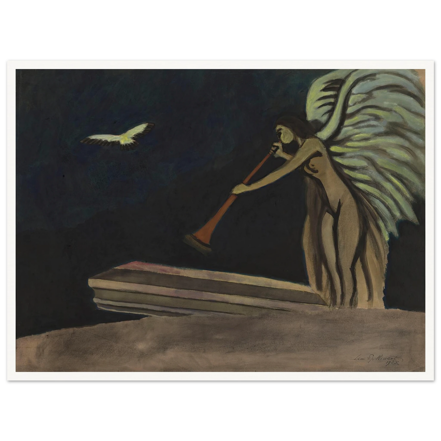 Résurrection (1928) Art Print | Leon Spilliaert-Quipham Collections