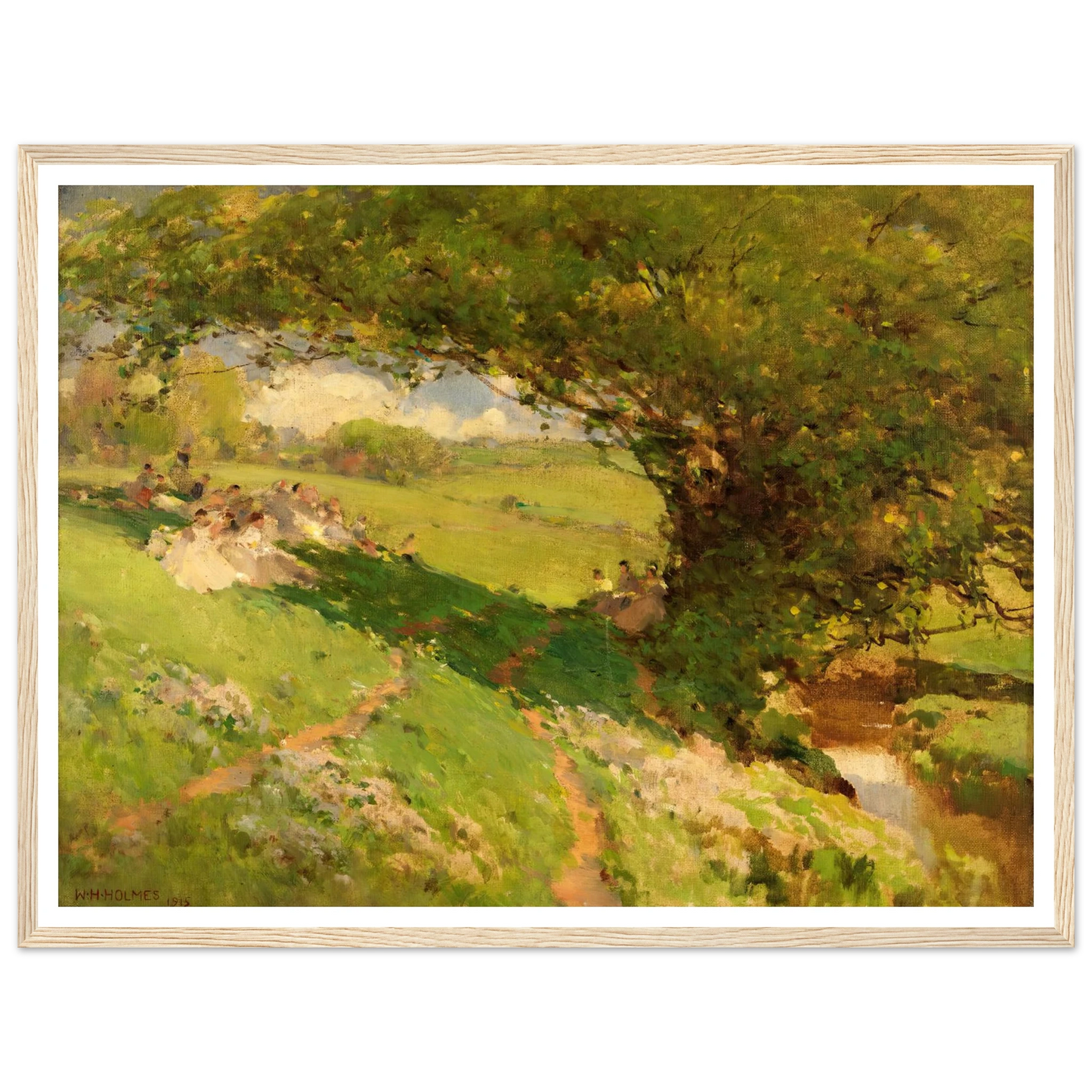 The Wanderlusters’ Rest (1915) Art Print | William Henry Holmes-Quipham Collections