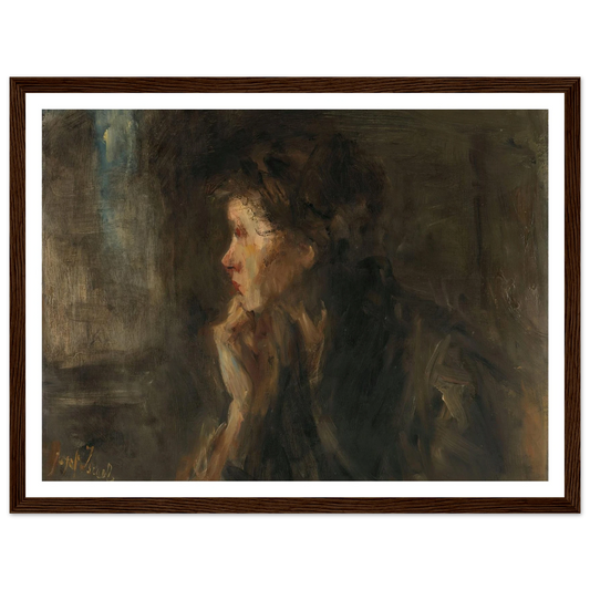 ‘Meditation’ (1896) Art Print | Jozef Israels-Quipham Collections