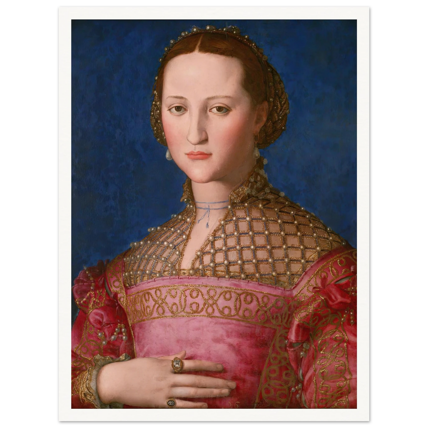 Eleonora Of Toledo (1543) Art Print | Agnolo Bronzino-Quipham Collections