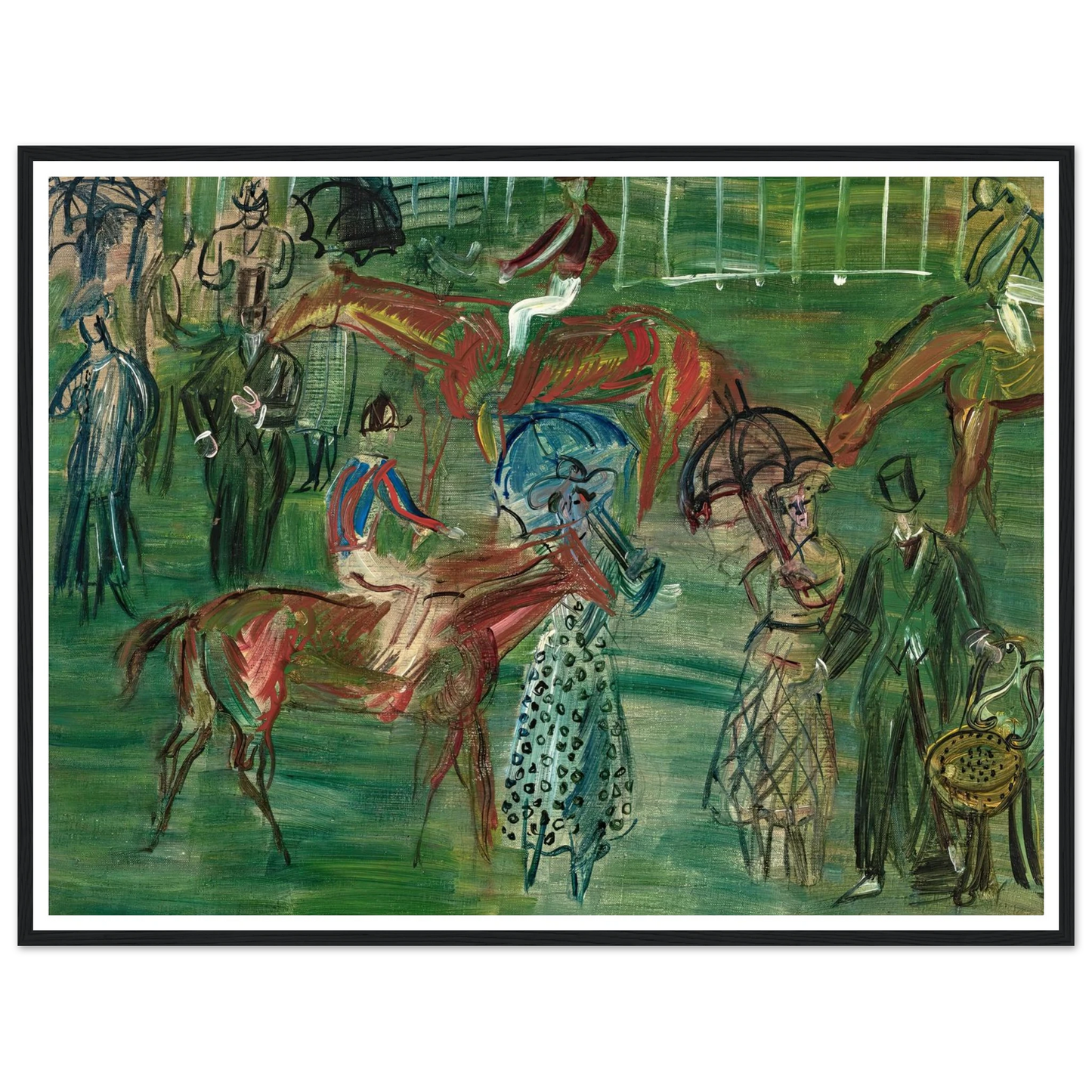 La pelouse (circa 1950) Art Print | Raoul Dufy-Quipham Collections